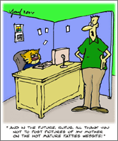 Webmaster Vault Cartoon